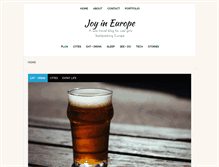 Tablet Screenshot of joyineurope.com
